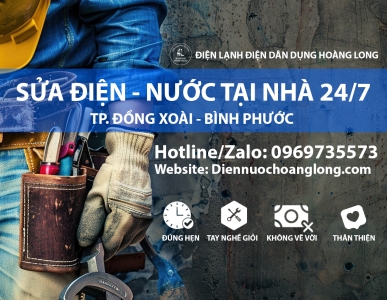 Dịch Vụ Sửa Điện Nước Tại Nhà Tại TP. Đồng Xoài, Bình Phước